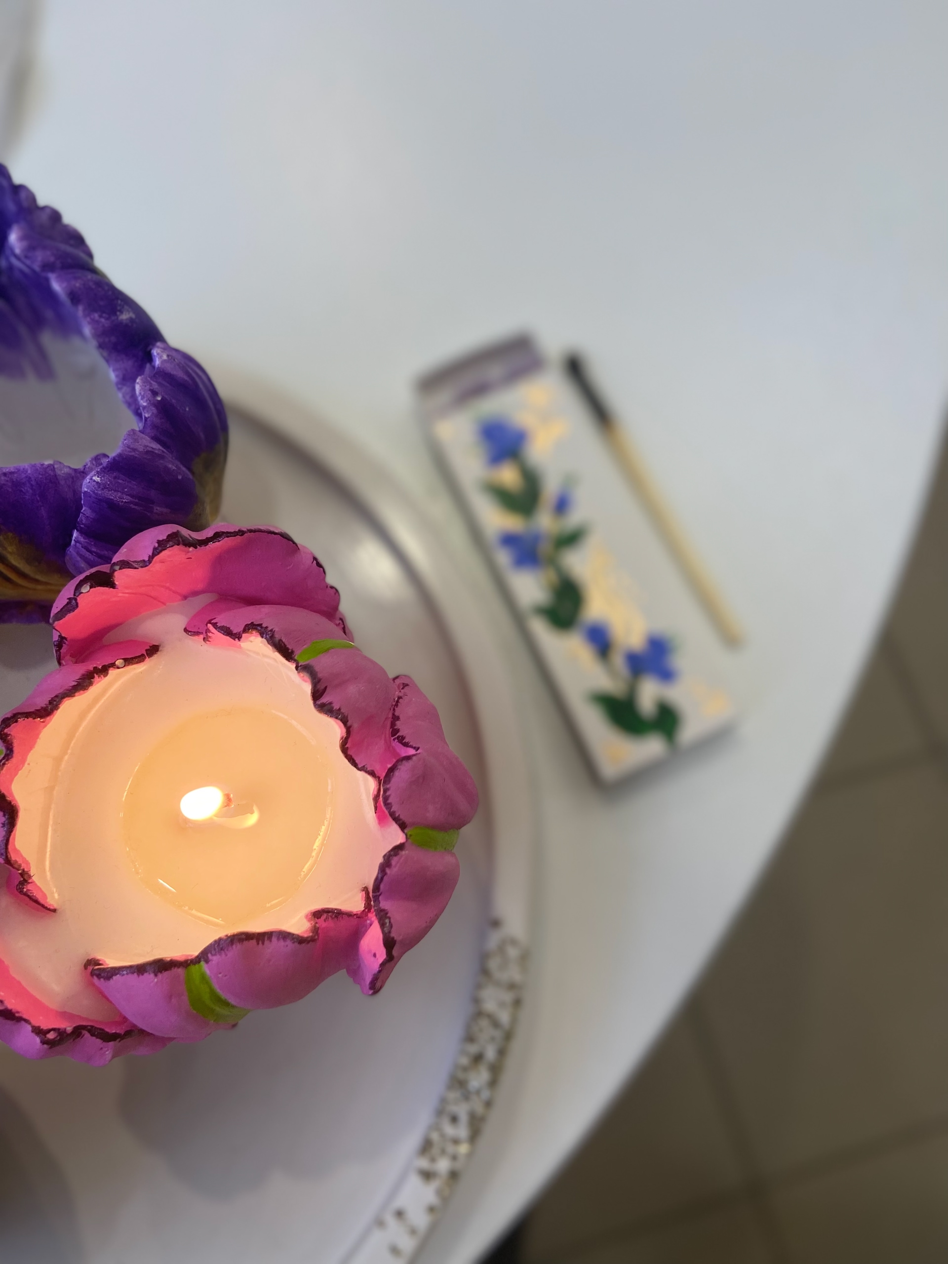 Подсвечник Цветок Ириса или Тюльпана