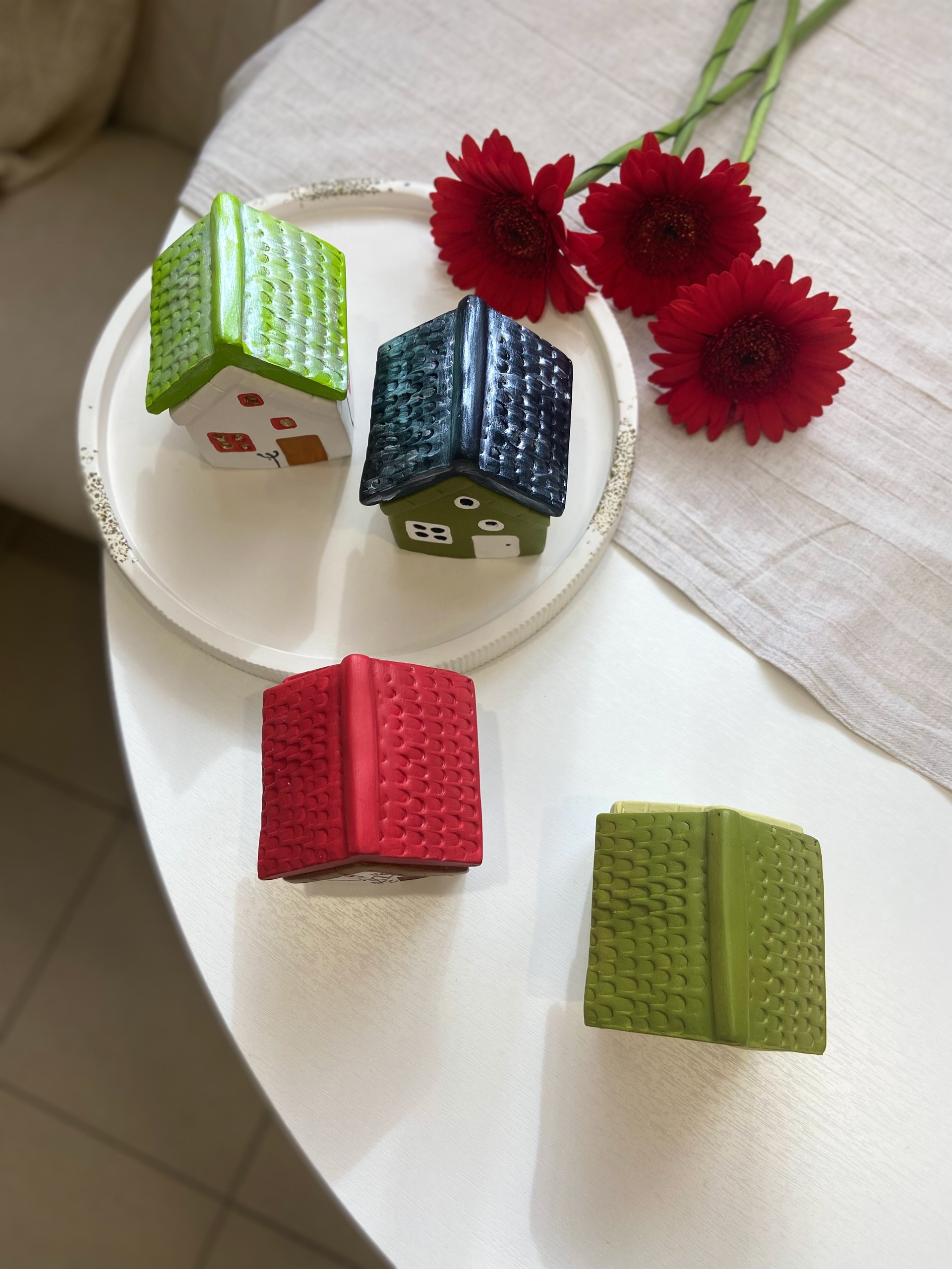 Подсвечник Домик со съемной крышей