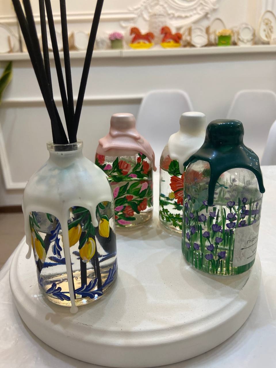 Ароматический диффузор с росписью