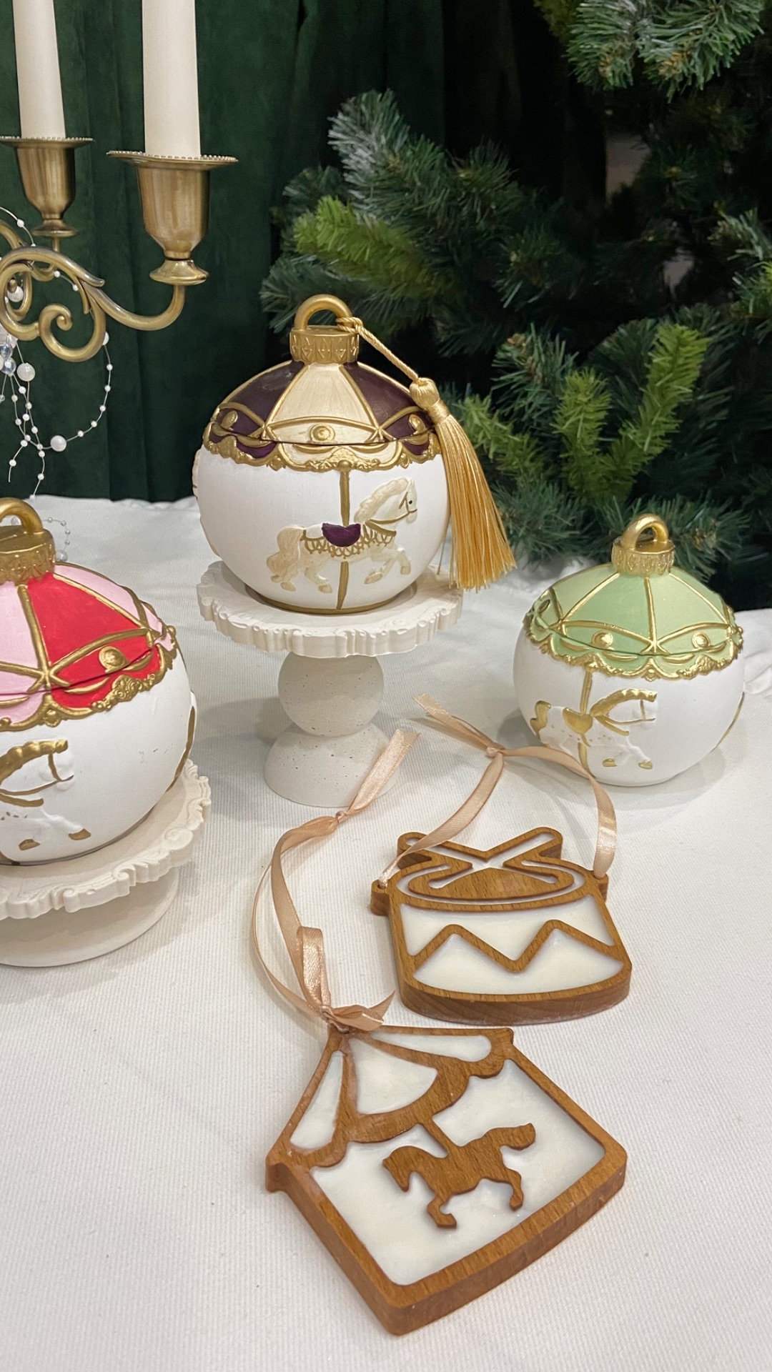 Подсвечник шар Карусель