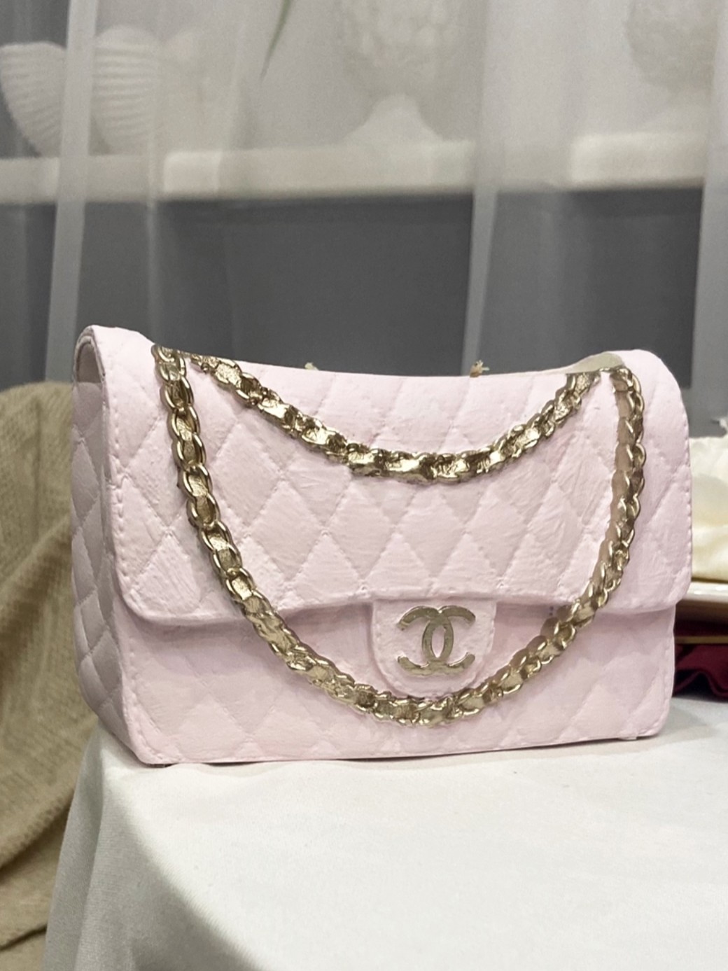 Кашпо-ваза-подсвечник Сумка Шанель