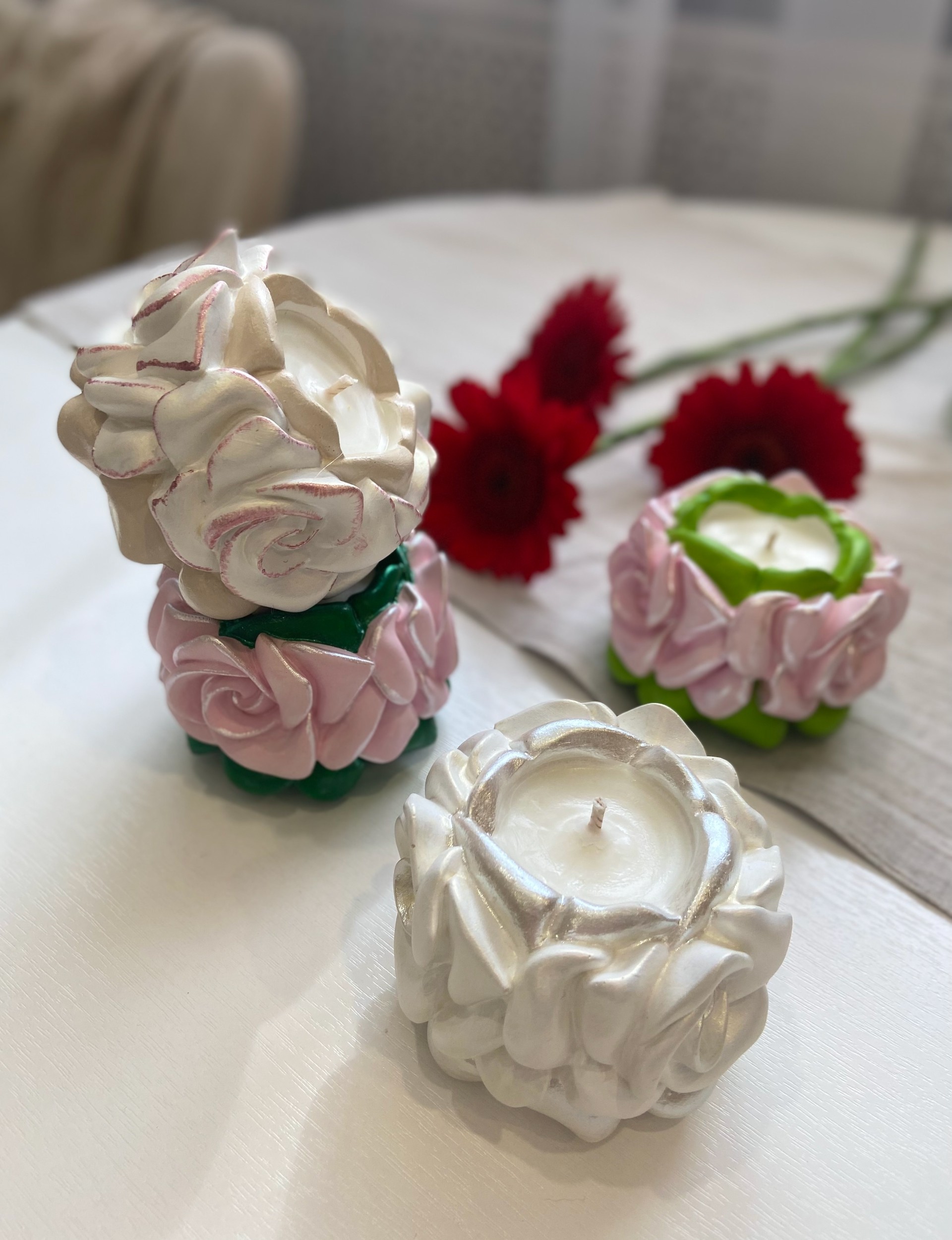 Подсвечник Розочка-венок